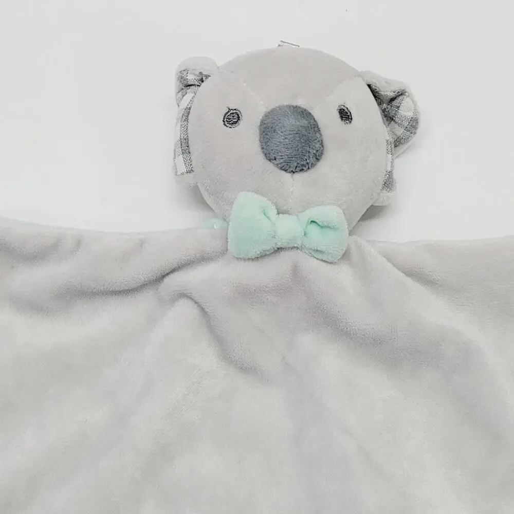 Stephen Joseph Hobby Lobby Lovey Security Blanket Aqua Grey Knots Koala Baby